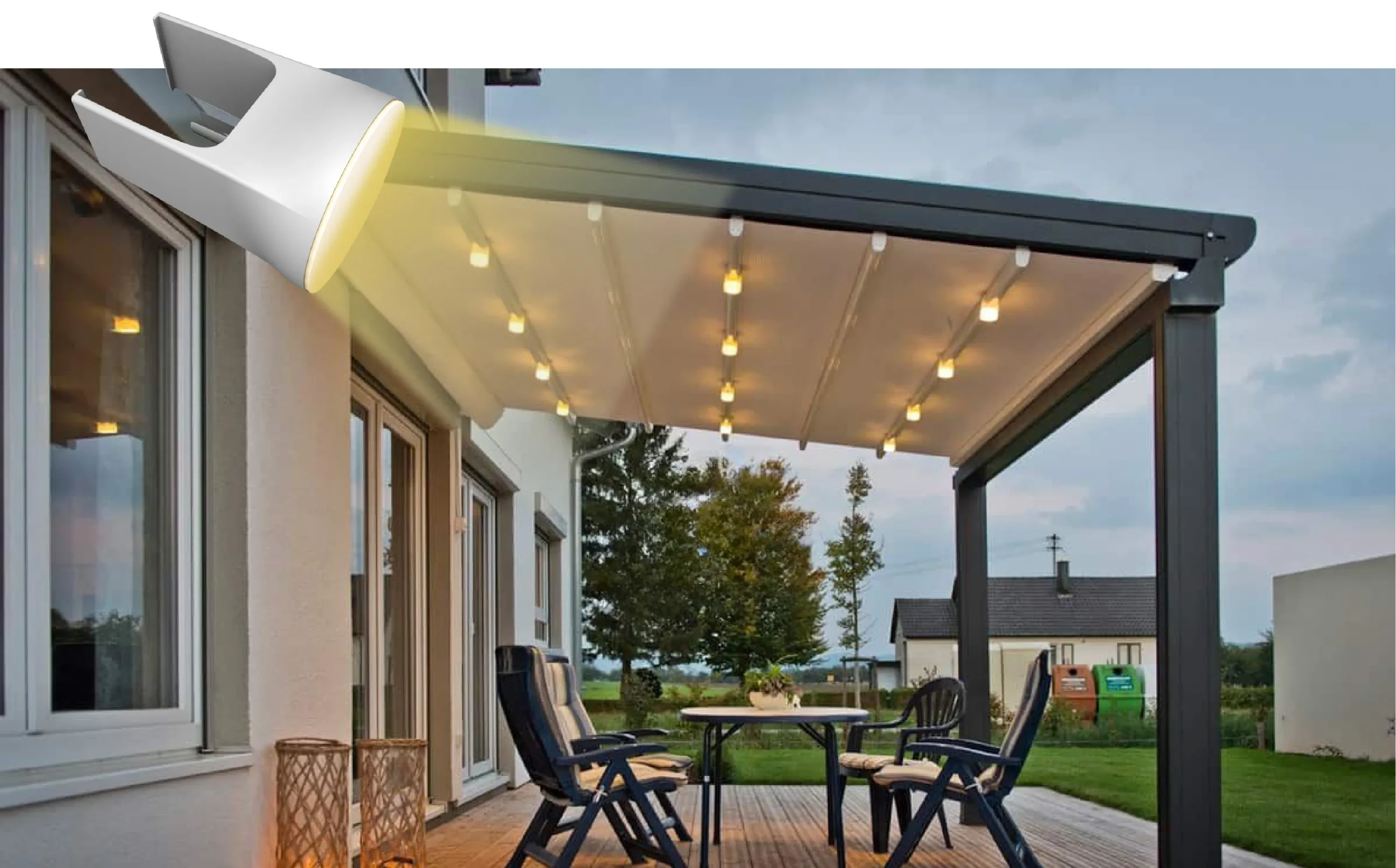 CUSTOM PERGOLA LIGHTS