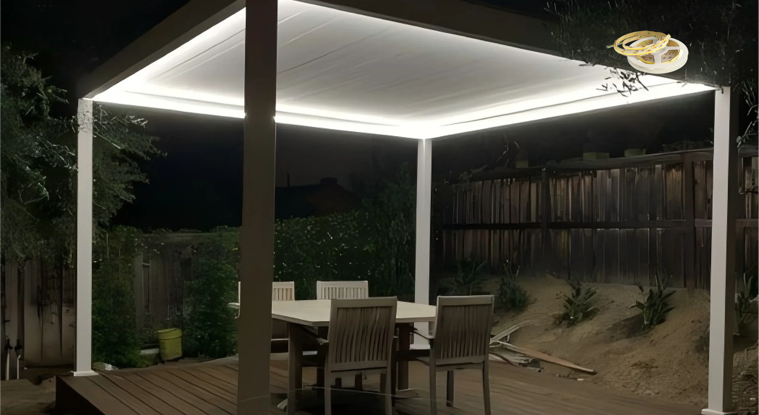 The 11th pergola lighting application diagram