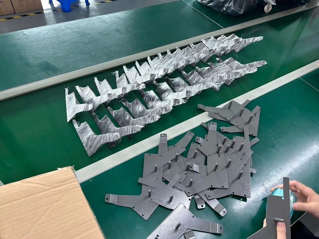 Fixed accessories for pergolas