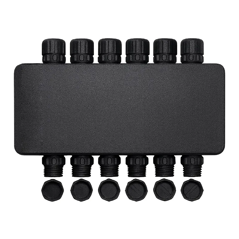 Pergola Accessories: 12-way Splitter for outdoor lighting, essential veranda accessoires.
