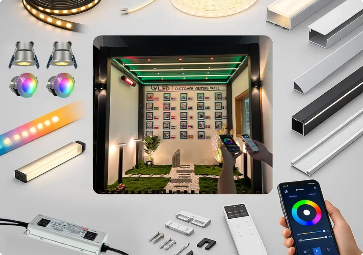 Wholesale pergola lighting kits with OEM components, LED drivers, and smart controllers for professional contractors.