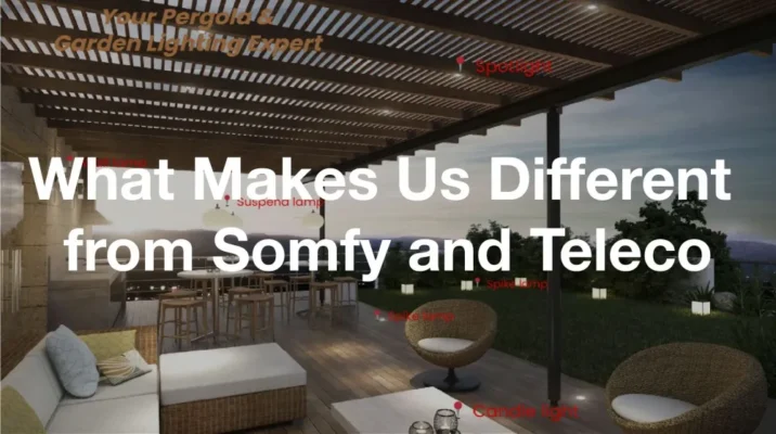 What Makes Us Different from Somfy and Teleco