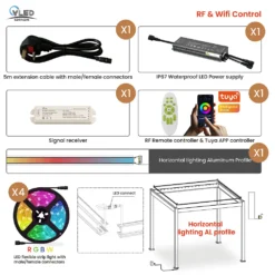 Horizontal lighting AL profile