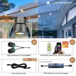 VLED 3CCT Spotlights kits14-24pc