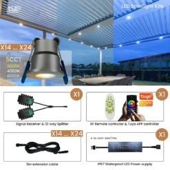 VLED 5CCT Spotlights kits14-24pc