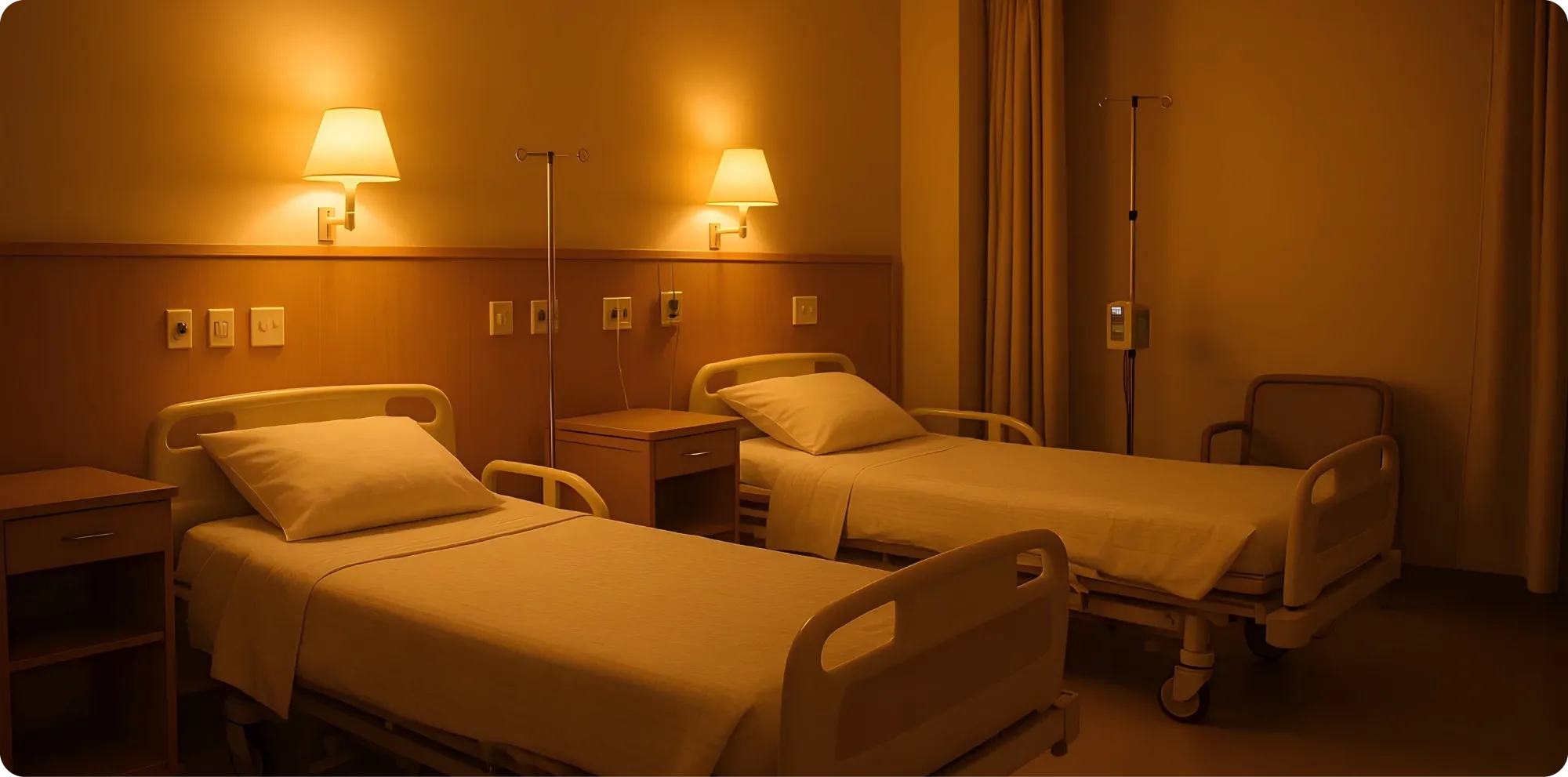 Ward lighting may incorporate low-intensity