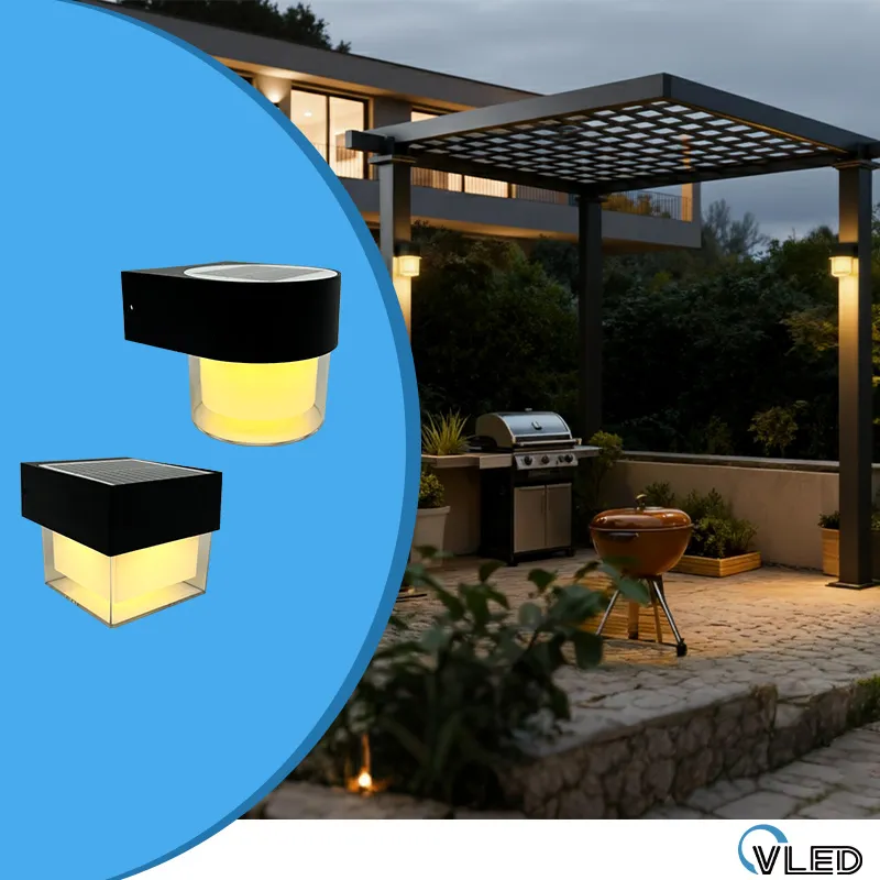 SWORD is a Pergola Solar Wall Light, achieving zero wiring and zero energy cost for decorative illumination.
