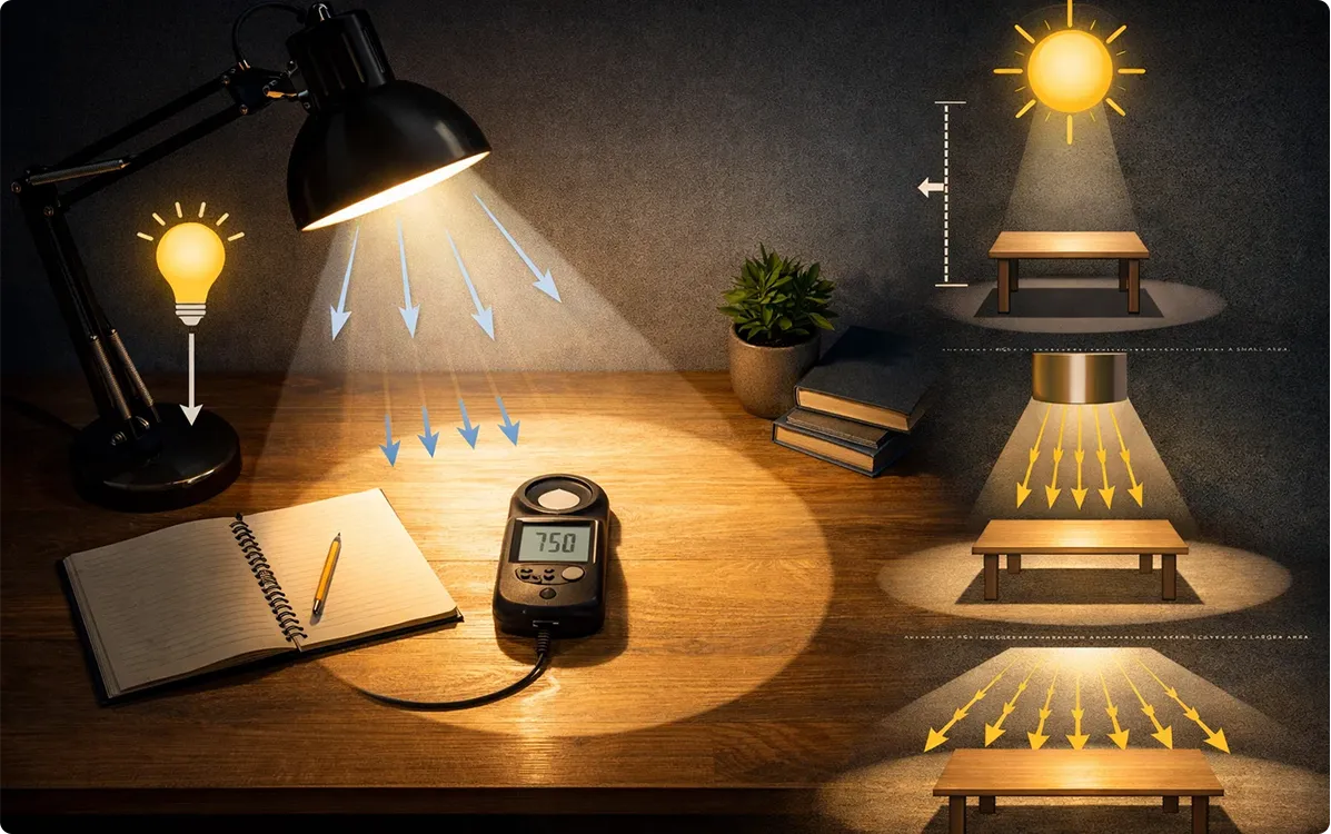 Apparent illuminance