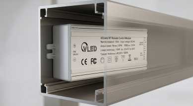 Compact Control Box Designed to ﬁt inside most pergola structures