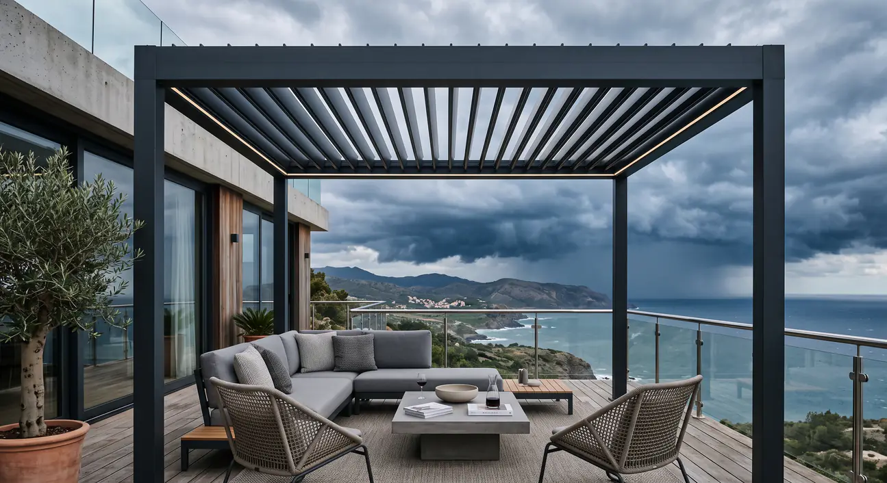 bioclimatic-pergola-motorized-louvers-rain-automation