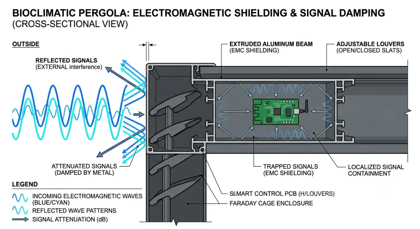 faraday-cage-effect-aluminum-pergola-rf-signal-shielding-2-4ghz