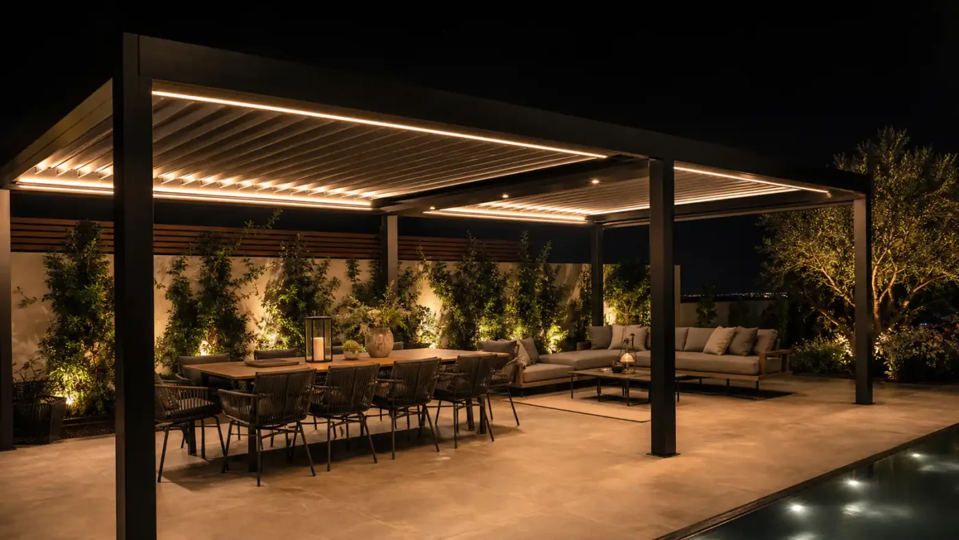 pergola-led-lighting-control-system-night