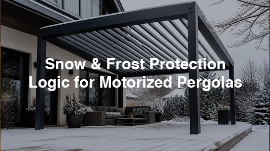 Snow & Frost Protection Logic for Motorized Pergolas