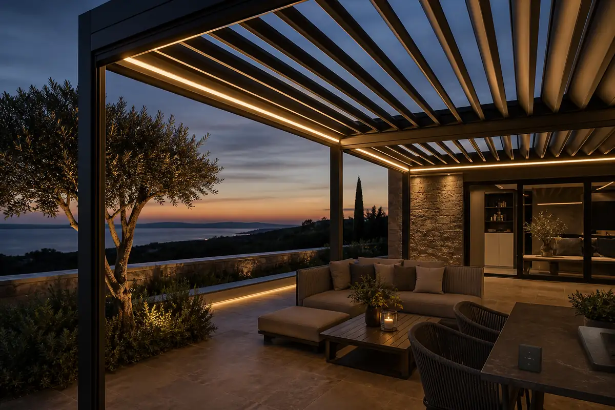integrated-pergola-lighting-louver-control