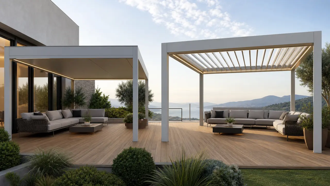 pergola-fixed-panels-vs-motorized-louvers-hero