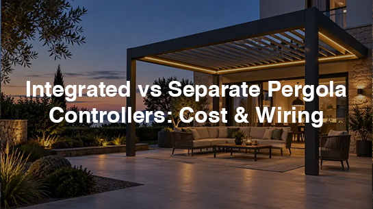 Integrated vs Separate Pergola Controllers Cost & Wiring